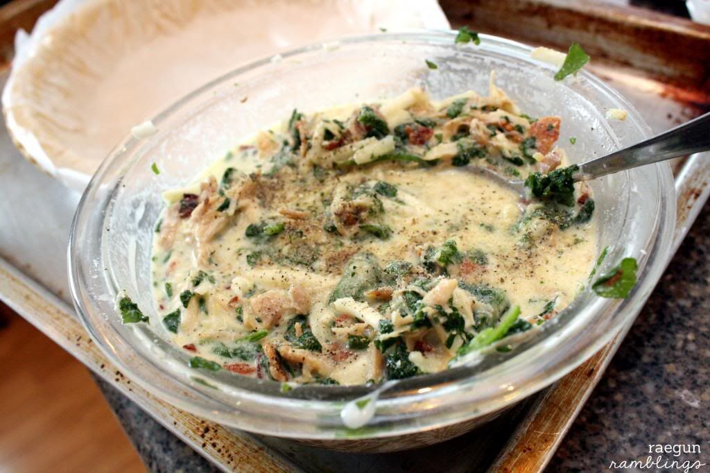 Recipe Turkey Bacon and Spinach Quiche Rae Gun Ramblings