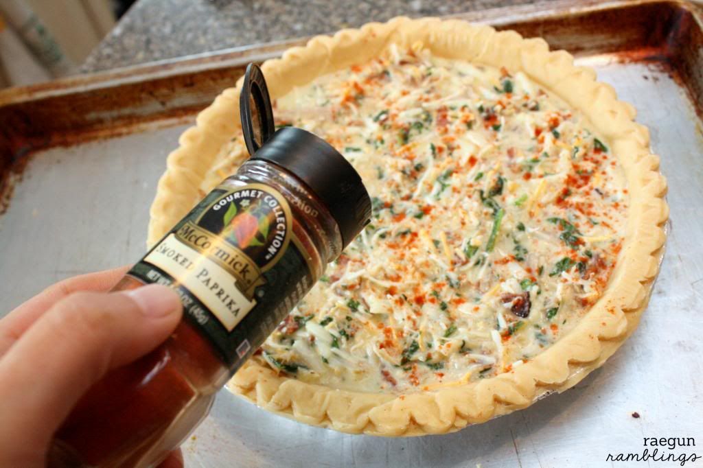 Recipe Turkey Bacon and Spinach Quiche Rae Gun Ramblings