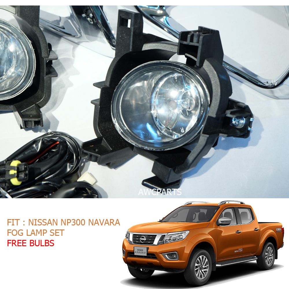 Fit Nissan Navara Np300 Pick Up 2Wd 4Wd Fog Lamp Spot Light Set Ute 14