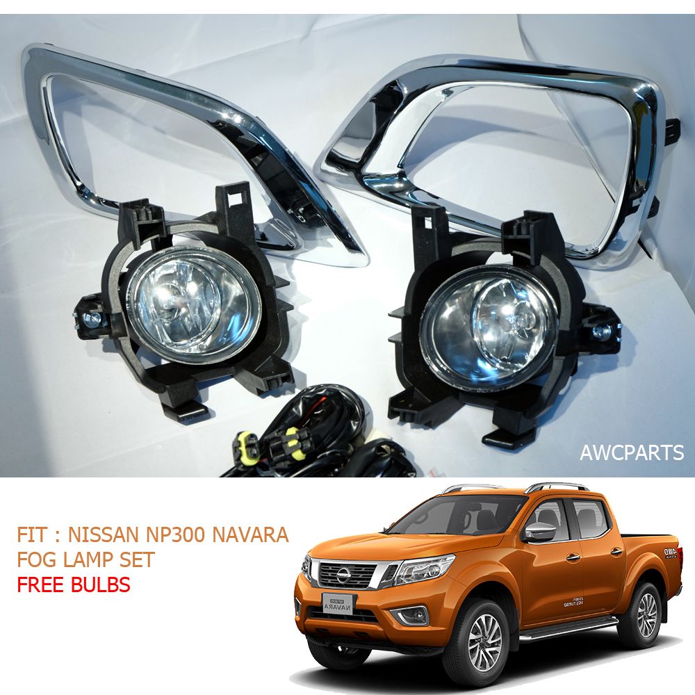 Fit Nissan Navara Np300 Pick Up 2Wd 4Wd Fog Lamp Spot Light Set Ute 14