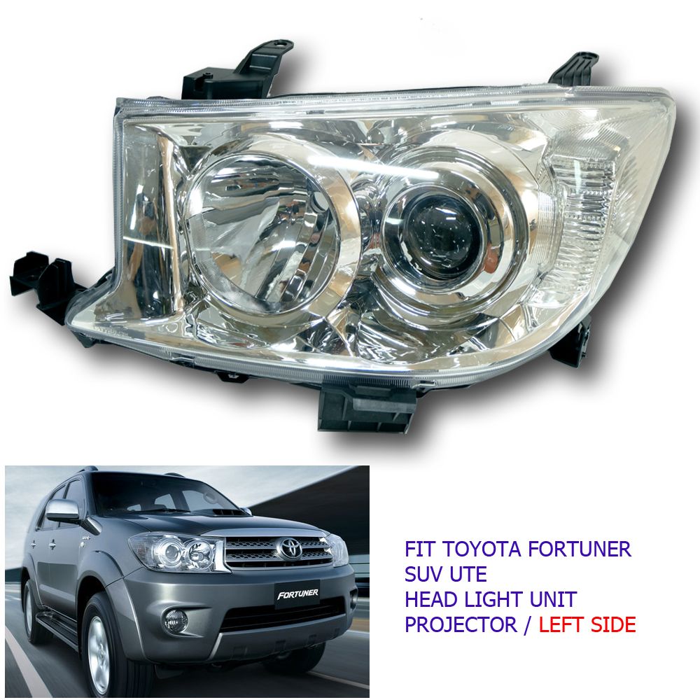 For 0911 Toyota Hilux Fortuner Sw Projector Headlight Lamp Clear E Mark Left