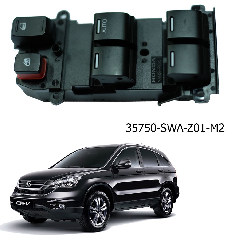 Genuine Honda 0710 CRV 35750SWAA01 Power Window Master Switch