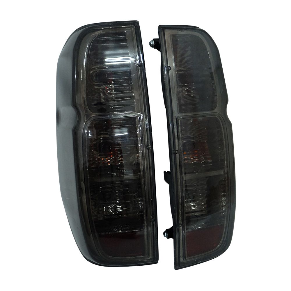 For 2005+Nissan Frontier Navara Tekna Tail Light Rear Lamp Black Smoke