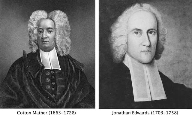 Two Puritans, Cotton Mather and Jonathan Edwards