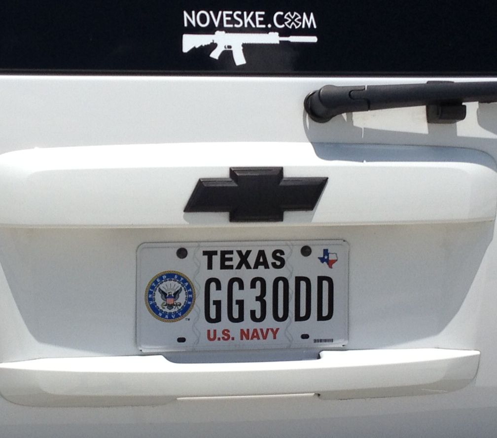 Texas Military Forces (TXMF) acronym denied on Texas License plate