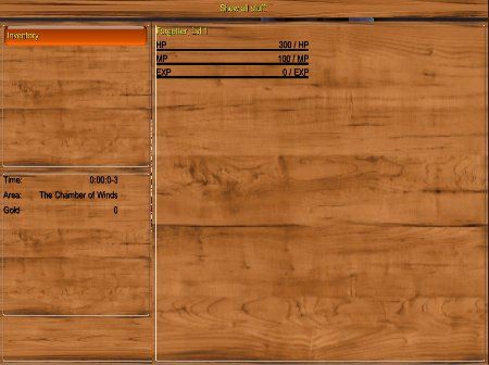 menu screen wood