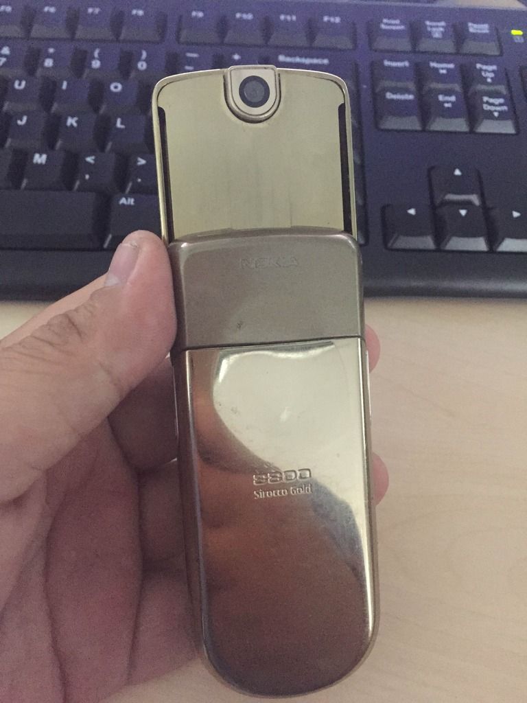 (có hình)Nokia 8800 Sirocco Gold dư dùng cần bán - 1