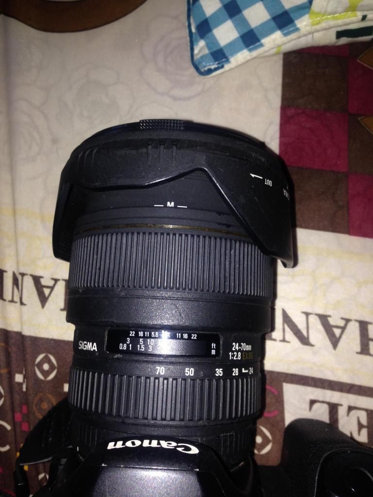 [TP.HCM] - Lens Sigma 24-70 ft 2.8 EX DG fot Canon dư dùng cần bán giá tốt