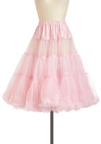 vintage style pink petticoat