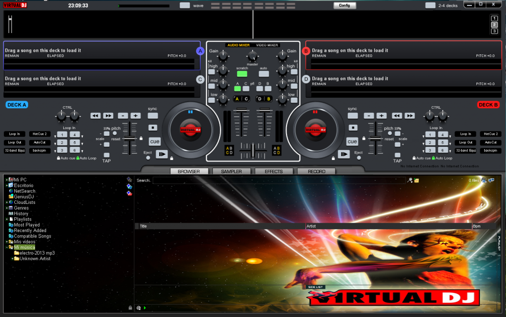 Descargar Virtual DJ Pro 704 Full Espaol2013