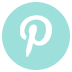 Pinterest green icon.