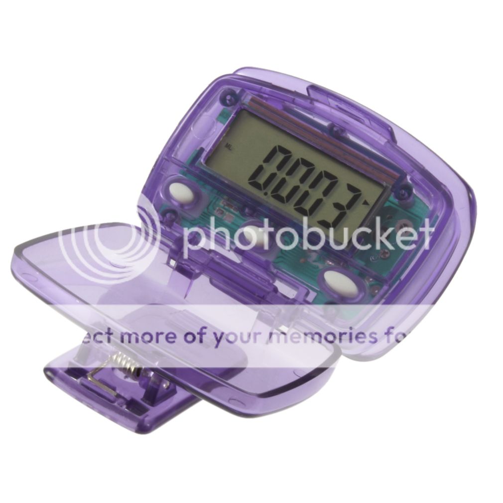 Portable Clamshell Shape LCD display Pedometer Schrittzähler