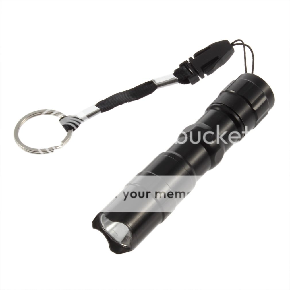 HOT KX 005 3W 1AA Mini LED Police Flashlight Torch Outdoor Camp