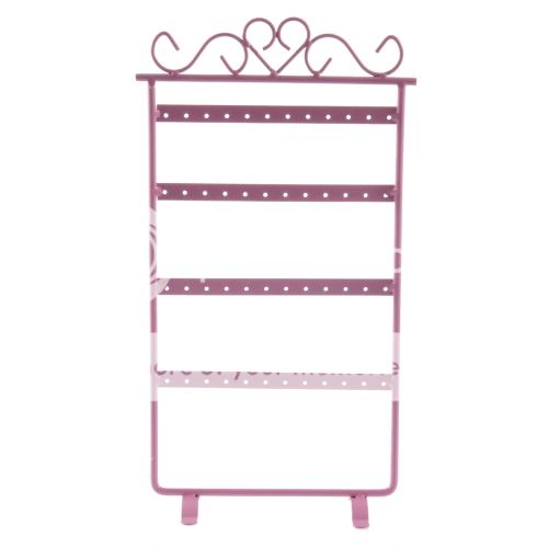 New 48 Hole Earrings Jewelry collection Display Showcase Rack Metal