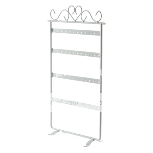 New 48 Hole Earrings Jewelry collection Display Showcase Rack Metal