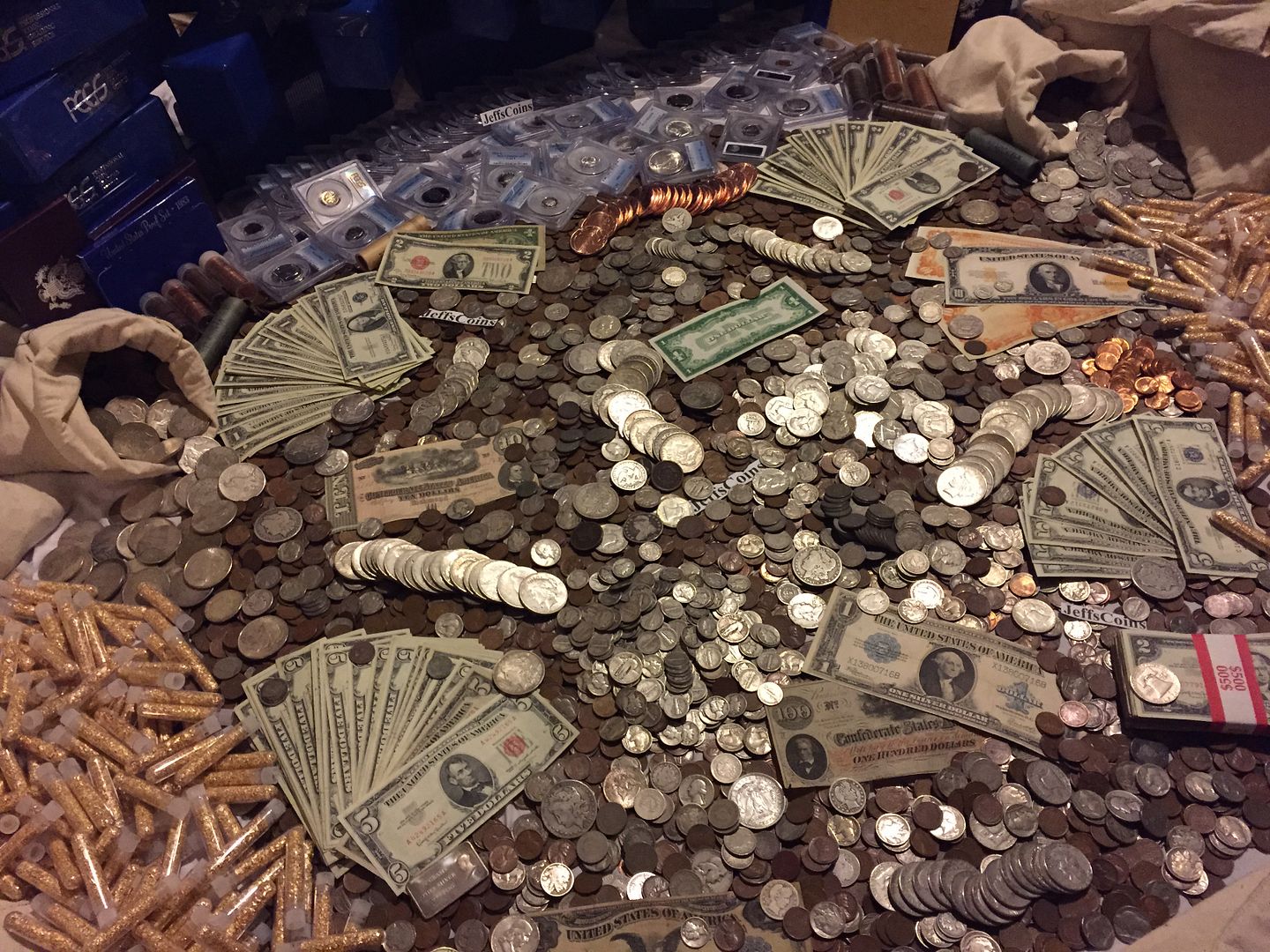 999 silver bars bullion money hoard pcgssale